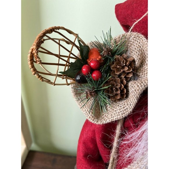 African American Black Santa Claus Figure Table Stand Christmas Decor 18” T8 - Picture 3 of 8